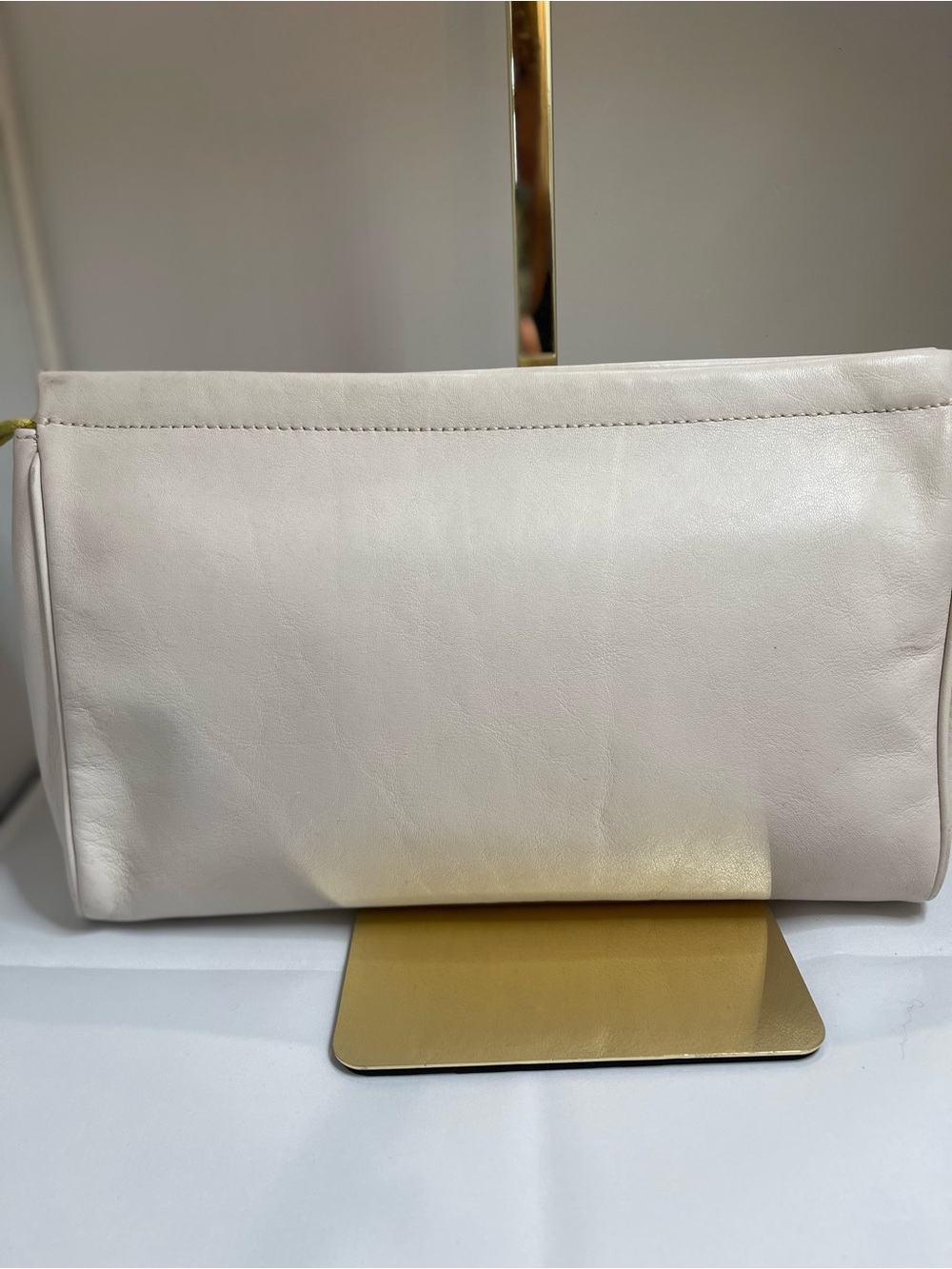 Coach Yellow and Cream Legacy Leather Clutch - Picture 2 of 11